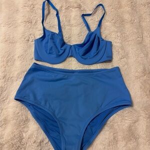 SKIMS Blue Bikini Set